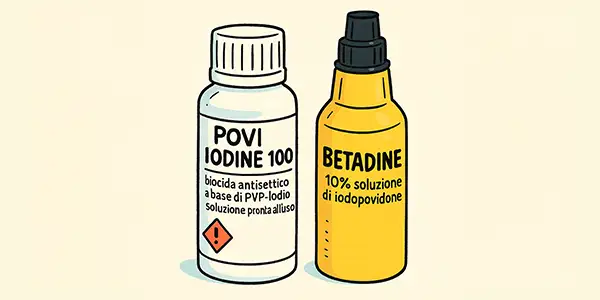Betadine o Iodopovidone?