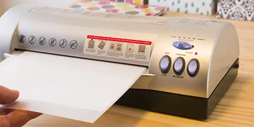 Guida all'uso della plastificatrice